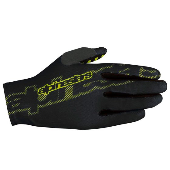 Rukavice - ALPINESTARS F-Lite 2018 - Black/Acid Yellow