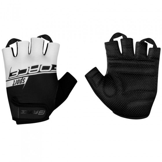 Rukavice - FORCE Sport - Black / White