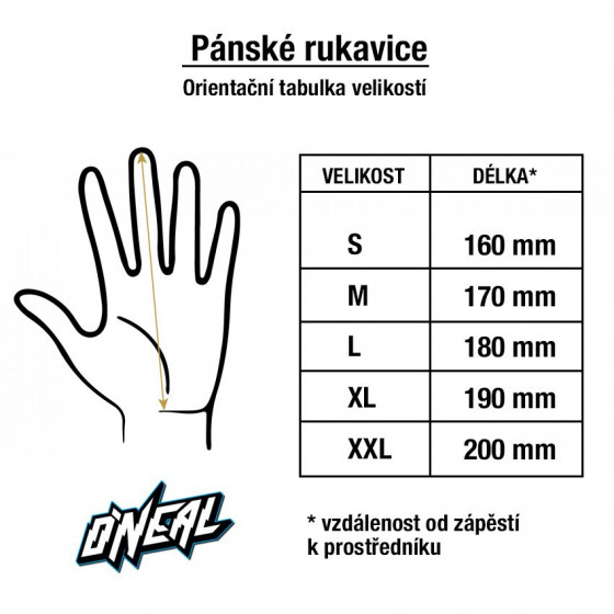 Rukavice - O'NEAL Element RACEWEAR 2024 - černá/červená