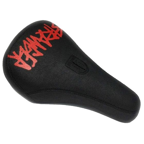 Sedlo BMX - STRANGER Logo Pivotal - černočervená