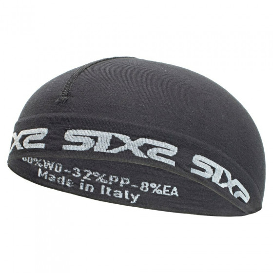 SIXS SCX Merinos funkční čepice pod přilbu černá