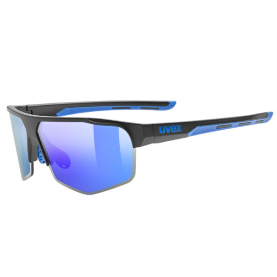 Sluneční brýle - UVEX Axos - Black Matt / Mirror Blue