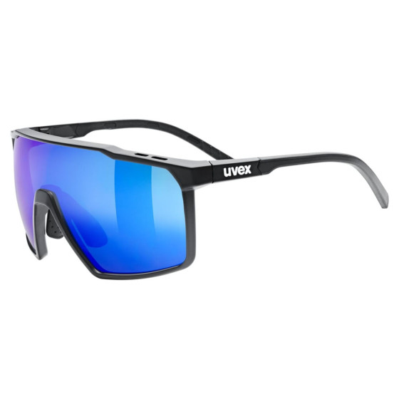Sluneční brýle - UVEX Mtn Perform S - Black Blue Matt / Mirror Blue