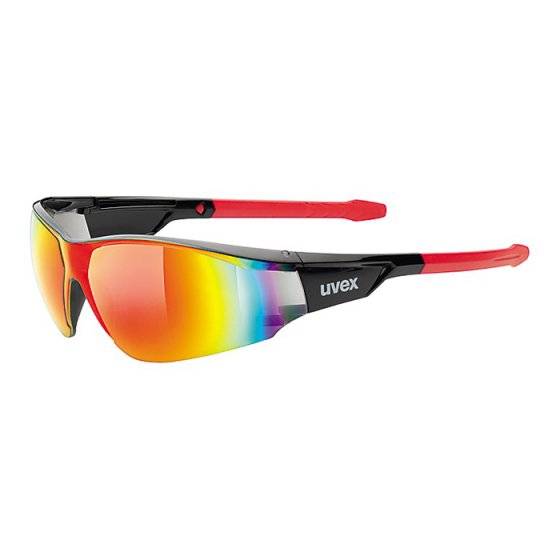 Sluneční brýle - UVEX Sportstyle 218 - černo-červená