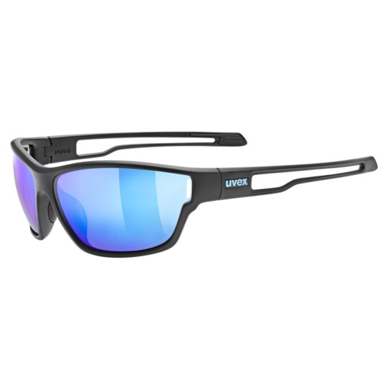 Sluneční brýle - UVEX Sportstyle 806 - Black Matt / Mirror Blue