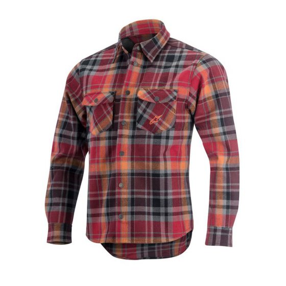 Technická košile - ALPINESTARS Slopestyle Tech Shirt 2018 - Red Tartan