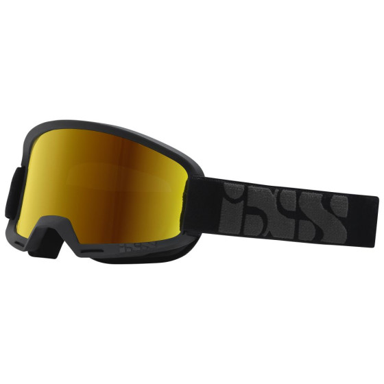 Trigger goggle, black-mirror gold, low profile