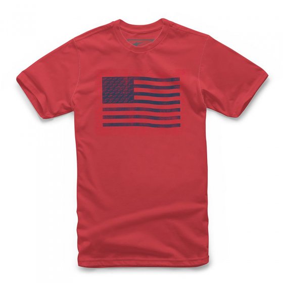  Triko - ALPINESTARS Flag Tee 2020 - Red