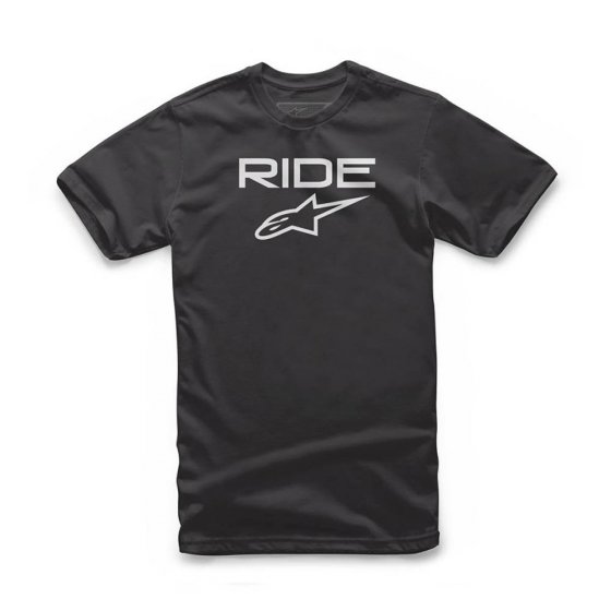 Triko - ALPINESTARS Ride 2.0 Tee 2018 - černá/bílá