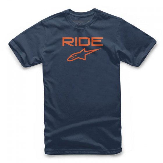 Triko - ALPINESTARS Ride 2.0 Tee 2018 - Navy/Orange