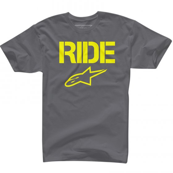 Triko - ALPINESTARS Ride Solid Tee 2017 - šedá