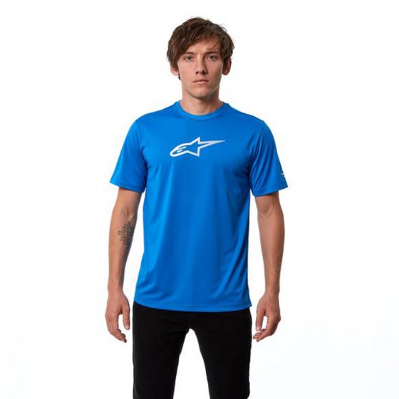 Triko - ALPINESTARS Tech Ageless Performance Tee 2021 - Bright Blue