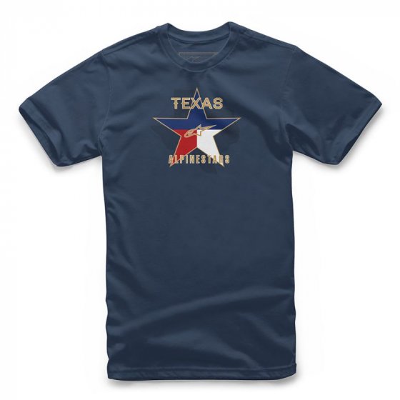 Triko - ALPINESTARS Texas Teee 2019 - Navy