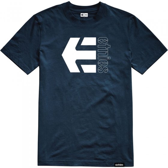 Triko - ETNIES Crop Combo Tee 2020 - Navy