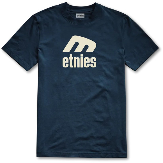 Triko - ETNIES Icon E Tee - Navy
