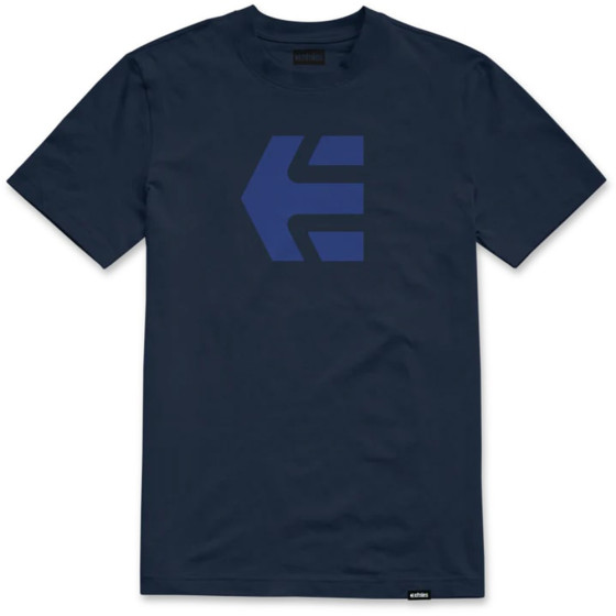 Triko - ETNIES Icon Tee - Navy / Blue