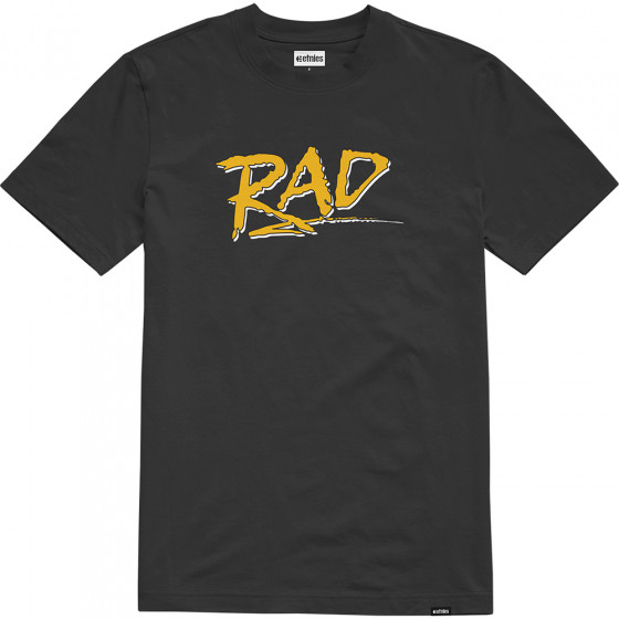 Triko - ETNIES Rad Logo Tee- Black