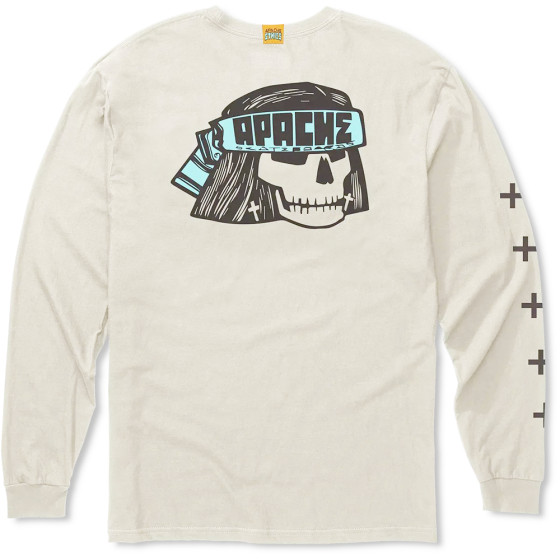 Triko - ETNIES x Apache LS Tee - Natural