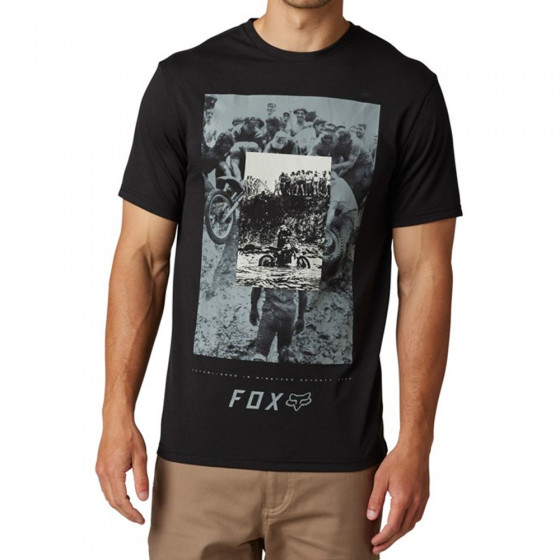 Triko - FOX Aiming High Ss Tech Tee - Black