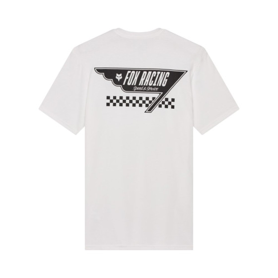 Triko - FOX Billboard Ss Prem Tee 2025 - Optic White