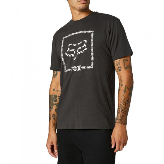 Triko - FOX Cell Block Ss Premium Tee - Black Vintage