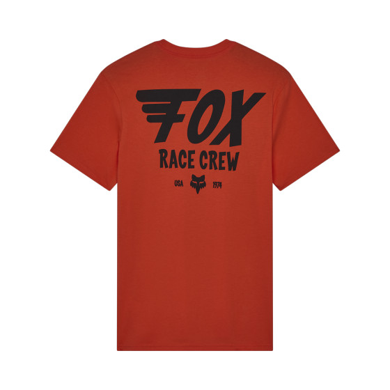 Triko - FOX Fox Wing Ss Premium Tee 2025 - Blood Orange