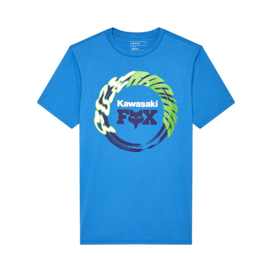 Triko - FOX Kawasaki Ss Tee 2025 - True Blue