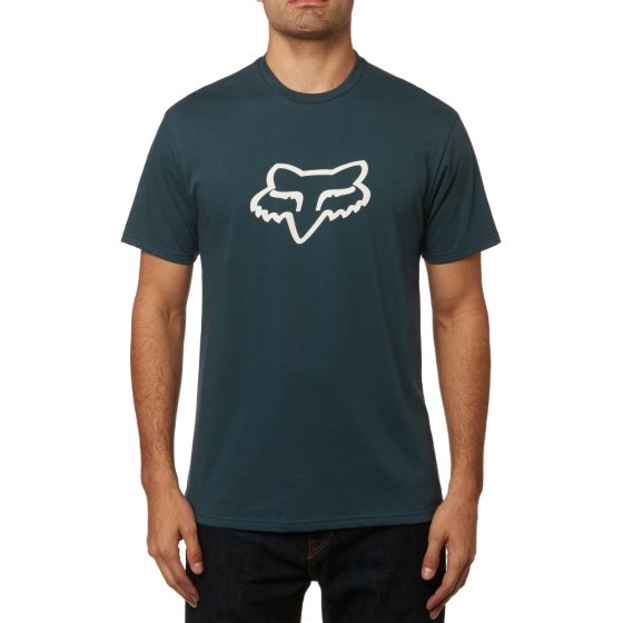 Triko - FOX Legacy Fox Head Ss Tee 2019 - Navy