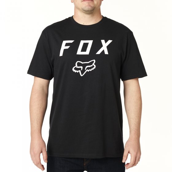 Triko - FOX Legacy Fox Moth Ss Tee 2019 - Black