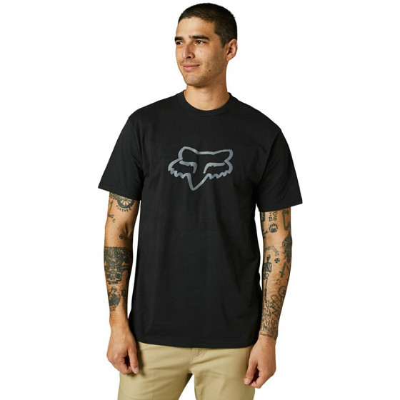 Triko - FOX Legacy Foxhead Ss Tee 2022 - Black / Black