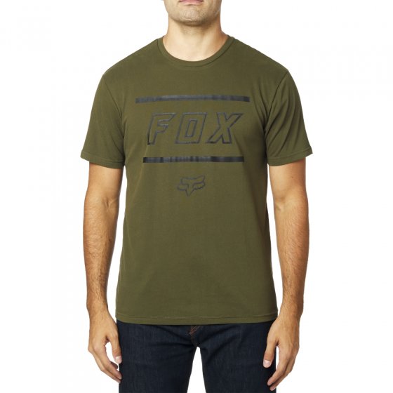 Triko - FOX Midway Ss Airline Tee 2019 - Olive Green