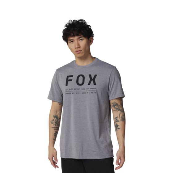 Triko - FOX Non Stop Ss Tech Tee 2025 - Heather Grey