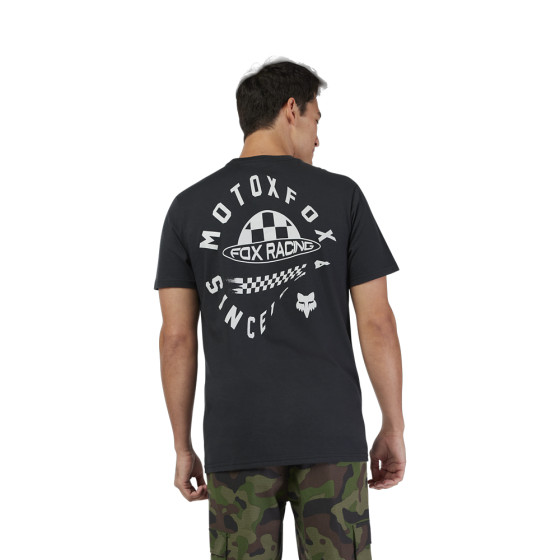 Triko - FOX Planet Moto Premium Tee 2025 - Black