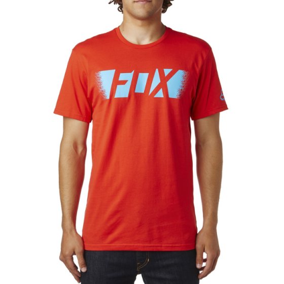 Triko - FOX Pragmatic Ss Tee - Flame Red - M (likvidace skladu)