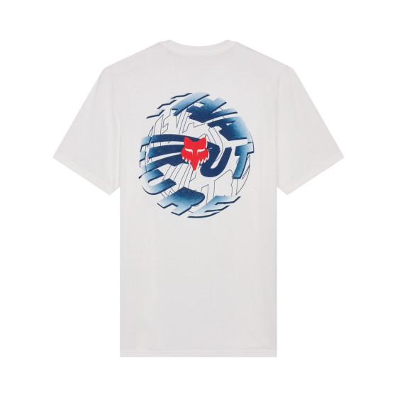 Triko - FOX Spiral Ss Prem Tee 2025 - Optic White