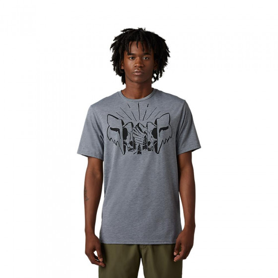 Triko - FOX The Format Ss Tech Tee 2023 - Heather Graphite