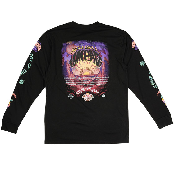 Triko - TROY LEE DESIGNS Red Bull Rampage Valley Of Gods Ls 2025 - Black