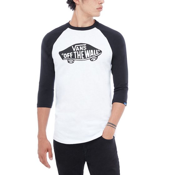 Triko - VANS OTW Raglan - White/Black