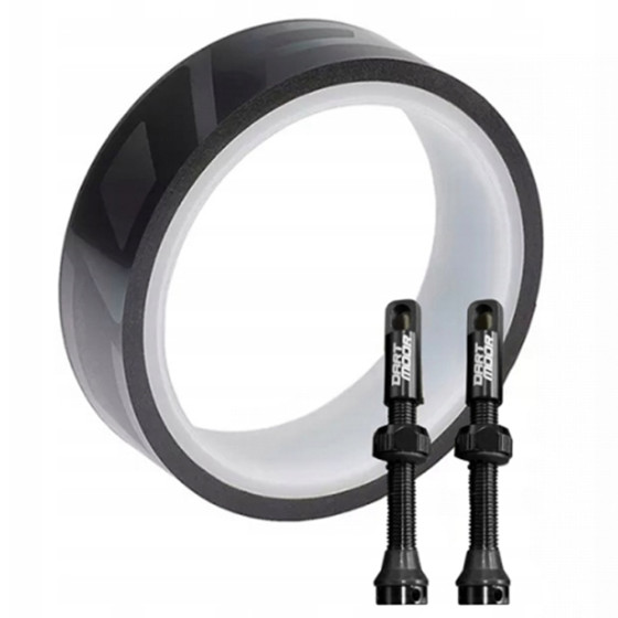 Tubeless páska + ventilky do ráfku DARTMOOR - Tubeless Conversion Kit - 30mm x 5m