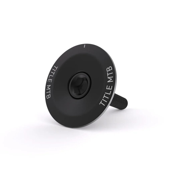 Víčko a ježek hlavového složení - TITLE Top Cap and Bolt - Black