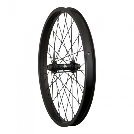 Vypletené přední kolo BMX - TRÉBOL Female 20 - Flat Black