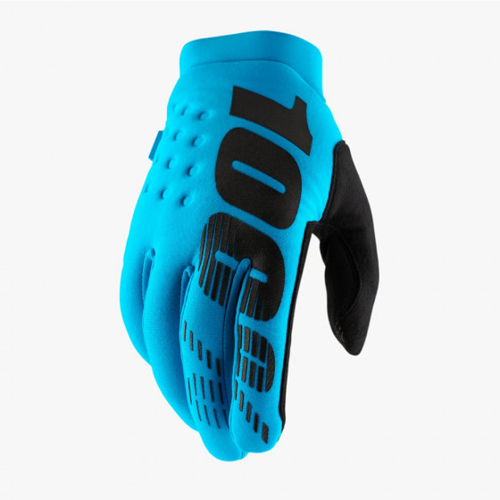 Zateplené rukavice - 100% Brisker - Turquoise