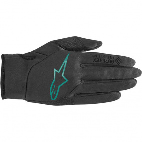 Dámské rukavice - ALPINESTARS Cascade Stella Gore Windstopper - Black/Emerald