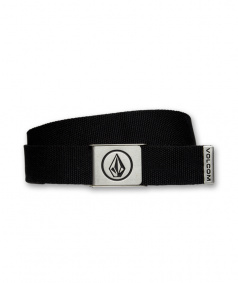 Pásek - VOLCOM Circle Web Belt - Black