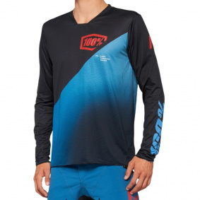 Dres - 100% R-Core-X LS 2022 - Black / Slate blue