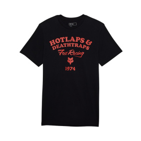 Triko - FOX Hotlaps Ss Prem Tee 2025 - Black