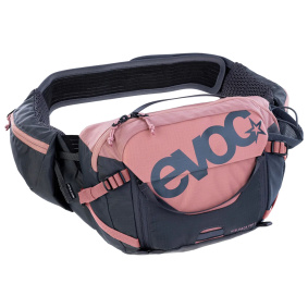 Ledvinka - EVOC Hip Pack Pro 3 + Hydration Bladder 1,5L - Dusty Pink / Carbon Grey