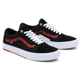 Boty - VANS BMX Old Skool - Marble Black / White / Red