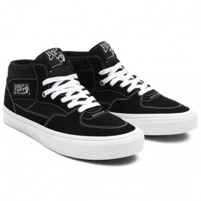 Boty - VANS Half Cab Skate - Black/White