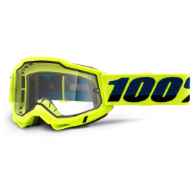 Brýle - 100% Accuri 2 Enduro Moto (dvojité čiré sklo) - Yellow